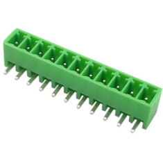 Borne PCB KF2EDGR-11P 3,5 mm agulha curva verde