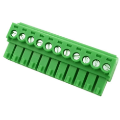 Borne para PCB KF2EDGK-11P 3,5 mm verde