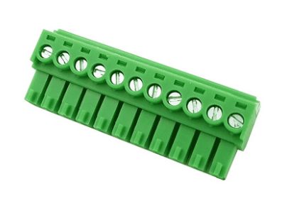 Borne para PCB KF2EDGK-11P 3,5 mm verde - Imagem 1