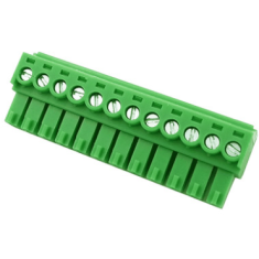 Borne PCB KF2EDGK 12 pinos 3,5 mm Verde
