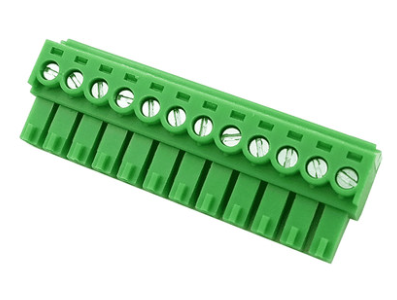 Borne PCB KF2EDGK 12 pinos 3,5 mm Verde - Imagem 1