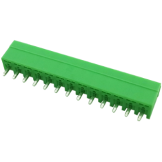 Bloco de terminais KF2EDGV-13P 3,5 mm pinos retos para PCB cor verde