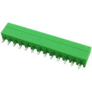 Bloco de terminais KF2EDGV-13P 3,5 mm pinos retos para PCB cor verde