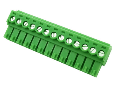 Borne PCB KF2EDGK-13P 3,5 mm verde - Imagem 1