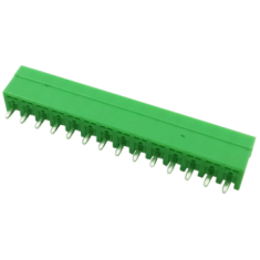 Borne KF2EDGV-14P 3,5 mm Verde para PCB, pinos retos