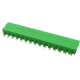 Bloco de terminais para PCB KF2EDGV-15P verde 3,5 mm pinos tipo agulha retos - Thumb - 1