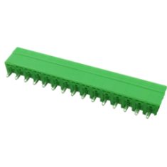 Bloco de terminais para PCB KF2EDGV-15P verde 3,5 mm pinos tipo agulha retos