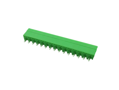 Bloco de terminais para PCB KF2EDGV-15P verde 3,5 mm pinos tipo agulha retos - Imagem 1