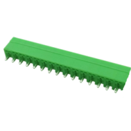 Bloco de terminais para PCB KF2EDGV-15P verde 3,5 mm pinos tipo agulha retos