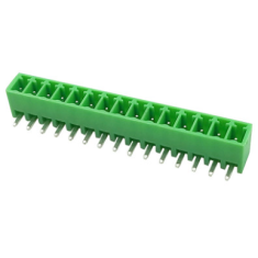 Borne para PCB Green KF2EDGR-15P 3,5 mm com pino curvo (verde)