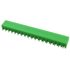 Bloco de Terminais Verde KF2EDGV-18P 3,5 mm pinos agulha retos
