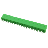 Bloco de Terminais Verde KF2EDGV-18P 3,5 mm pinos agulha retos