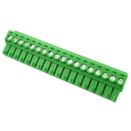 Borne para PCB KF2EDGK-18P 3,5 mm Verde