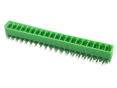 Bloco de terminais para PCB KF2EDGR-20P 3,5 mm agulha curva verde - Imagem 1