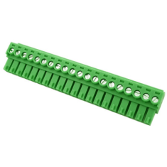 Borne para PCB KF2EDGK-20P 20 pinos 3,5 mm Verde
