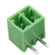 Green KF2EDGR-2P bloco de terminais para PCB 2 pinos 3,81 mm com agulha curvada - Thumb - 1