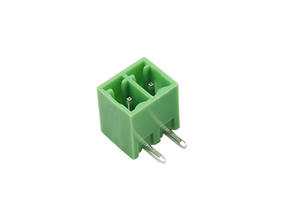 Green KF2EDGR-2P bloco de terminais para PCB 2 pinos 3,81 mm com agulha curvada - Imagem 1
