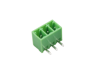 Bloco de Terminais PCB KF2EDGR-3P 3,81 mm agulha curva verde - Imagem 1