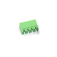 Borne terminal para PCB KF2EDGV-4P 3,81 mm pinos retos Verde