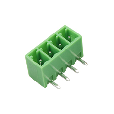 Green KF2EDGR-4P bloco de terminais PCB 3,81 mm agulha curva 4 posi&ccedil;&otilde;es