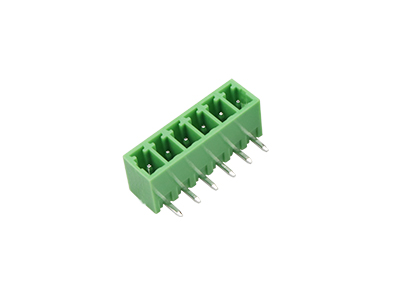 Bloco de terminais KF2EDGR-6P Verde 6 posi&ccedil;&otilde;es 3,81 mm agulha curvada - Imagem 1