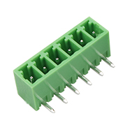 Bloco de terminais KF2EDGR-6P Verde 6 posi&ccedil;&otilde;es 3,81 mm agulha curvada