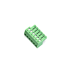 Soquete de terminal PCB verde KF2EDGK-6P 3,81 mm