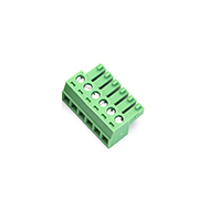Soquete de terminal PCB verde KF2EDGK-6P 3,81 mm