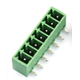 Borne para PCB KF2EDGR-7P 3,81 mm Agulha Curva Verde - Thumb - 1
