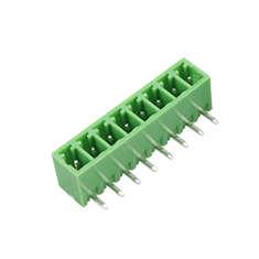 Bloco de terminais KF2EDGR-8P verde 3,81 mm agulha curvada para PCB - Bornes e Blocos de Terminais
