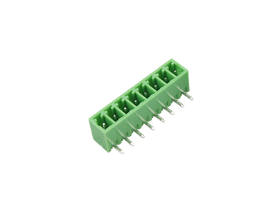 Bloco de terminais KF2EDGR-8P verde 3,81 mm agulha curvada para PCB - Bornes e Blocos de Terminais - Imagem 1
