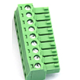 Borne terminal PCB KF2EDGK-9P 3,81 mm verde - Thumb - 1