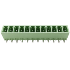 Bloco de Terminais PCB KF2EDGR-12P 3,81 mm Agulha Curvada Verde
