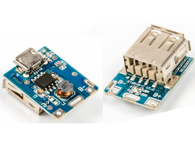M&oacute;dulo Step-Up 5V, placa de carregamento e prote&ccedil;&atilde;o para bateria de l&iacute;tio, conversor boost com display LED e entrada USB 134N3P - Imagem 7
