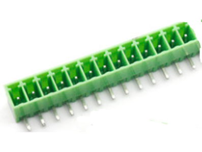 Bloco de Terminais PCB KF2EDGR-13P 3,81 mm Agulha Curvada Verde - Imagem 1
