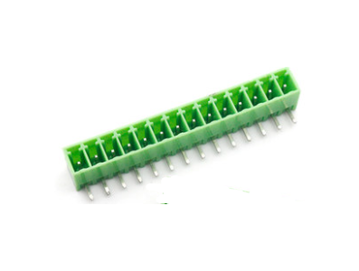 Bloco de terminais para PCB KF2EDGR-14P 3,81 mm pino curvo verde - Imagem 1