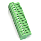 Borne para PCB KF2EDGK-14P 14 pinos 3,81 mm verde - Thumb - 1