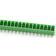 Green KF2EDGR-15P 3,81 mm Bloco de Terminais para PCB com pinos curvos - Thumb - 1