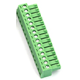 Borne PCB KF2EDGK-15P 15 polos 3,81 mm Verde - Thumb - 1