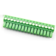 Borne terminal para PCB KF2EDGK-16P 16 pinos 3,81 mm verde - Thumb - 1