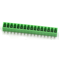 Bornes PCB KF2EDGR-18P Verde 3,81 mm Agulha Curvada