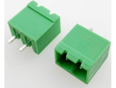 Bloco de terminais PCB KF2EDGV-2P 2 polos 5,08 mm agulha reta com veda&ccedil;&atilde;o verde - Imagem 1