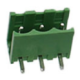 Bloco de terminais para PCB tipo aberto verde KF2EDGR-3P 3 pinos 5,08 mm pino curvado - Thumb - 1