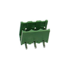Bloco de terminais para PCB tipo aberto verde KF2EDGR-3P 3 pinos 5,08 mm pino curvado