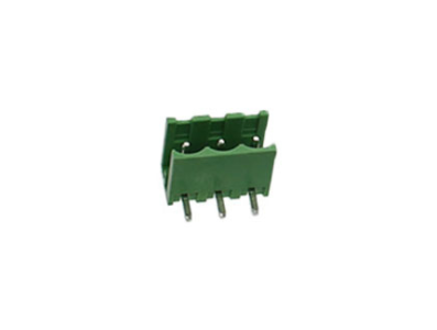 Bloco de terminais para PCB tipo aberto verde KF2EDGR-3P 3 pinos 5,08 mm pino curvado - Imagem 1
