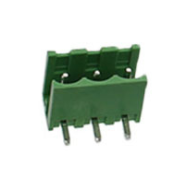 Bloco de terminais para PCB tipo aberto verde KF2EDGR-3P 3 pinos 5,08 mm pino curvado