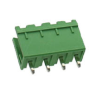 Bloco de terminais para PCB tipo aberto verde KF2EDGV-4P 5,08 mm pinos retos