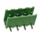 Borne PCB tipo aberto KF2EDGR-4P 4 polos 5,08 mm agulha curvada verde - Thumb - 1