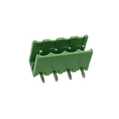 Borne PCB tipo aberto KF2EDGR-4P 4 polos 5,08 mm agulha curvada verde