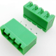 Bloco de terminais PCB KF2EDGV-4P 4 polos 5,08 mm veda&ccedil;&atilde;o verde pinos retos tipo agulha - Thumb - 1